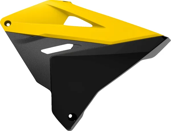 Radiator Covers For Suzuki Black, Yellow, 1, nordicamoto.ro