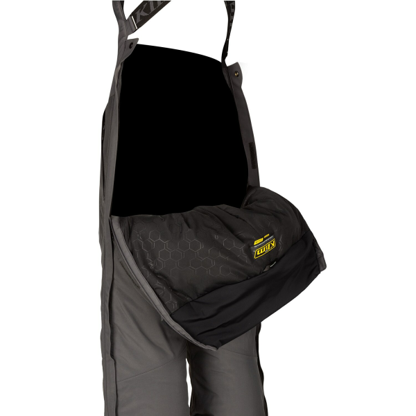 Pantaloni Snowmobil Dama Klim Strata Bib Insulated Asphalt, 7, nordicamoto.ro