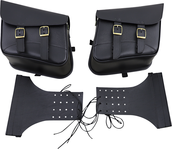 Brass Monkey Slant Saddlebags Black, 5, nordicamoto.ro