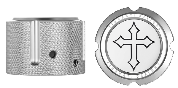 Front Axle Nut Cover Silver, 1, nordicamoto.ro