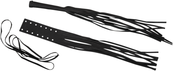 Fringed Leather Lever Covers Black, 1, nordicamoto.ro