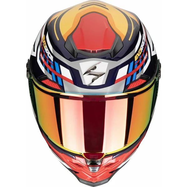 SCORPION EXO-RACE AIR KOBRA XL teljes arcú sport sisak, matt kék/neon sárga, 6, nordicamoto.ro