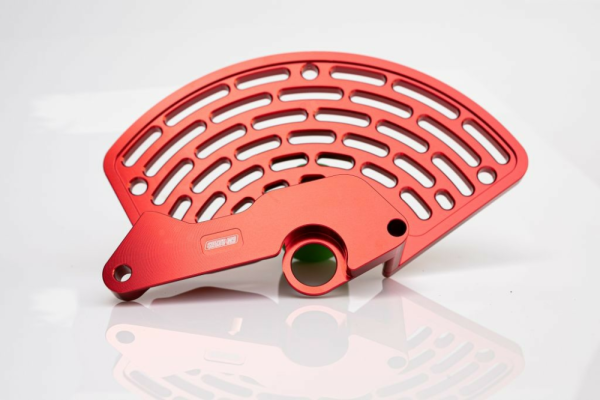 Első fék tárcsa védőburkolat Fm-Parts Beta RR 250/300 2013–2022, piros, 10, nordicamoto.ro