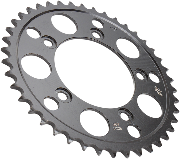 Lightweight Steel Sprocket Black, Zinc, 1, nordicamoto.ro