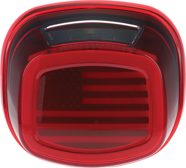 Tracer Us Flag Led Taillights Red, 2, nordicamoto.ro
