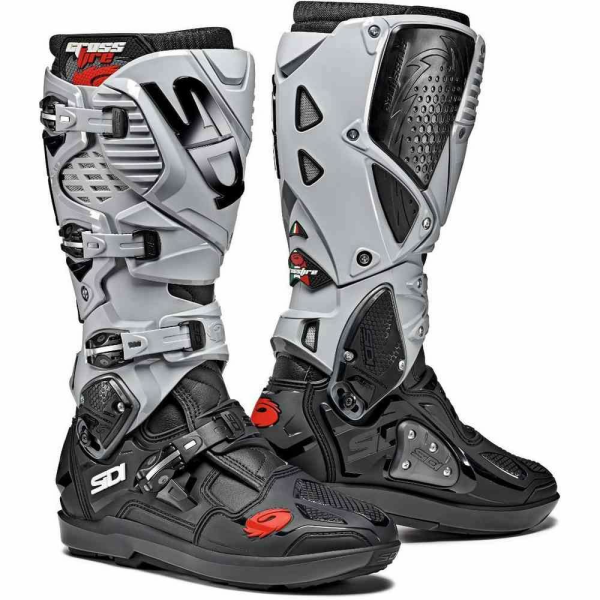 Cizme Mx/Enduro Sidi Crossfire 3 SRS Black/Ash, 1, nordicamoto.ro