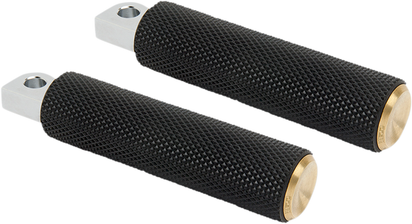 M-eight Fusion Footpegs Black, Brass, 1, nordicamoto.ro