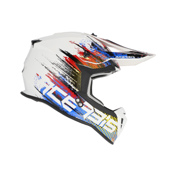 Acerbis Linear 22-06 sisak, fehér/kék/piros, S-es méret, 6, nordicamoto.ro