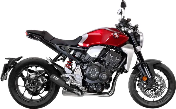 LeoVince LV-10 teljesen fekete, csúsztatható kipufogórendszer a Honda CB1000R-hez, 3, nordicamoto.ro