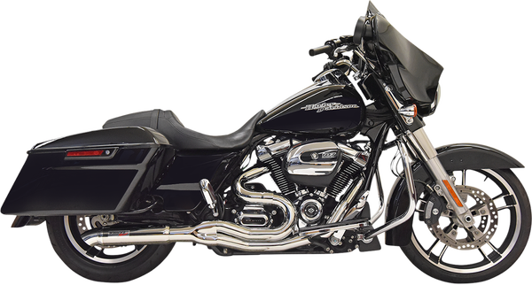 Road Rage Ii 2-into-1 Mid-length Exhaust System Chrome, 1, nordicamoto.ro