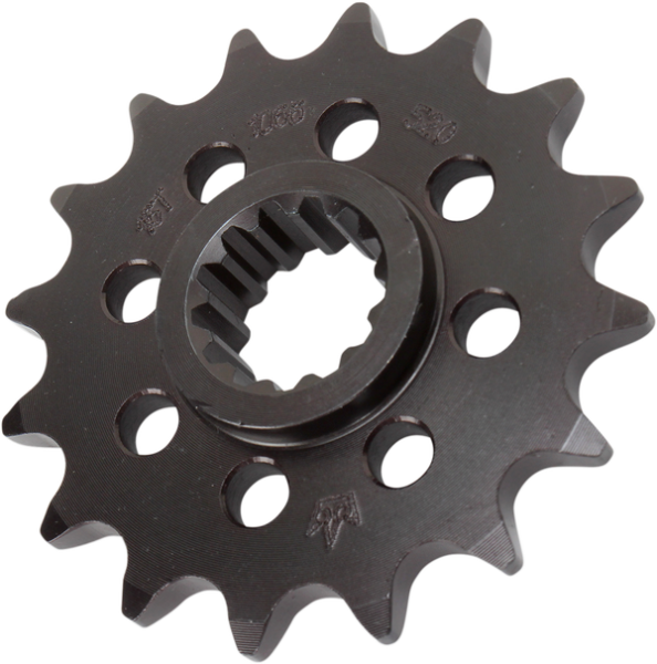 Lightweight Steel Sprocket Black, Zinc, 1, nordicamoto.ro
