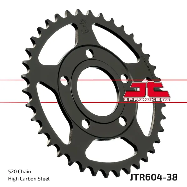 JT SPROCKETS hátsó lánckerék, természetes színű, 1, nordicamoto.ro