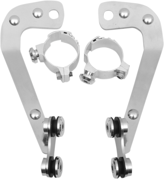 Custom Lower Deflector Mount Kit Silver, 1, nordicamoto.ro