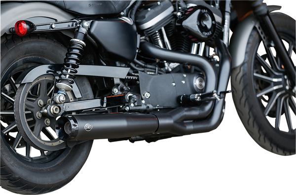 Superstreet 2:1 Exhaust System Black, 1, nordicamoto.ro