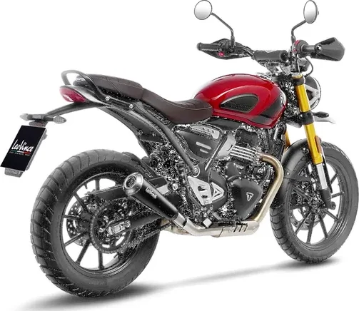 LeoVince GP One Slip-On kipufogórendszer a Triumph Scrambler 400 X-hez, 6, nordicamoto.ro