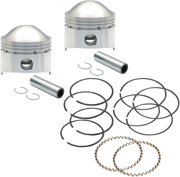 Piston Kit 80(r) Stock Big Twin, 1, nordicamoto.ro