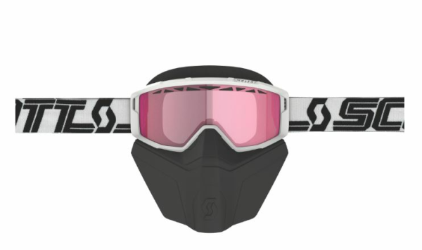 Scott Goggle Primal Safari Facemask white/black rose, 2, nordicamoto.ro