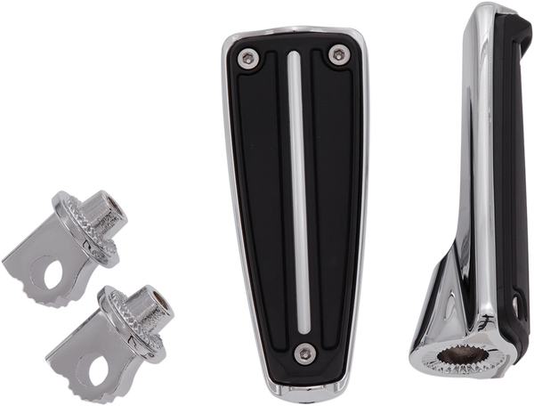Rail Footpegs Silver, 1, nordicamoto.ro