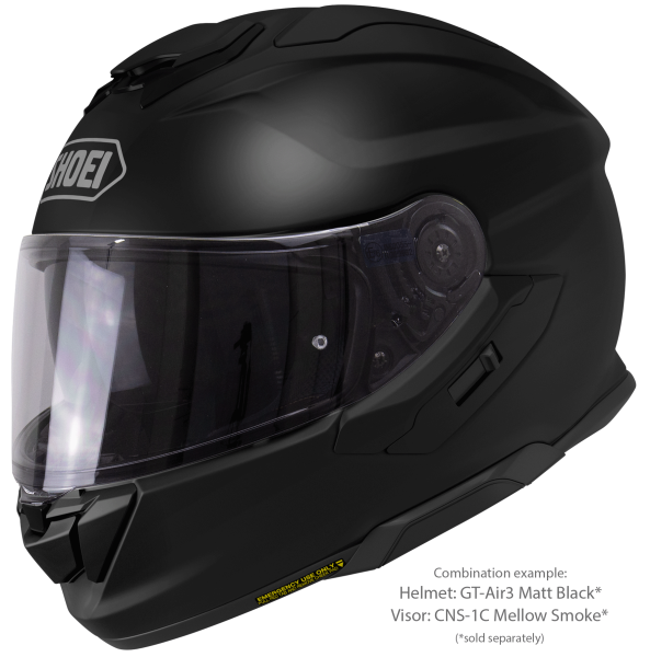SHOEI GT-AIR3 teljes arcú sisak – matt fekete – S-es méret, 3, nordicamoto.ro