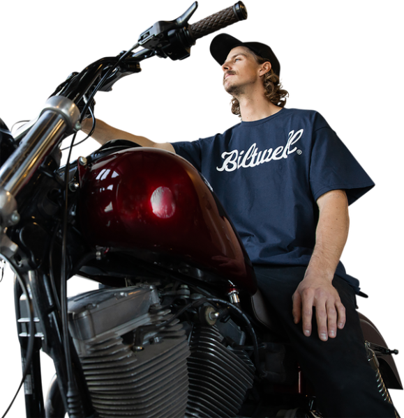 Script T-shirt Blue L +, 1, nordicamoto.ro