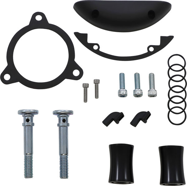 Inverted Air Cleaner Hardware Kit Black, Silver, 1, nordicamoto.ro