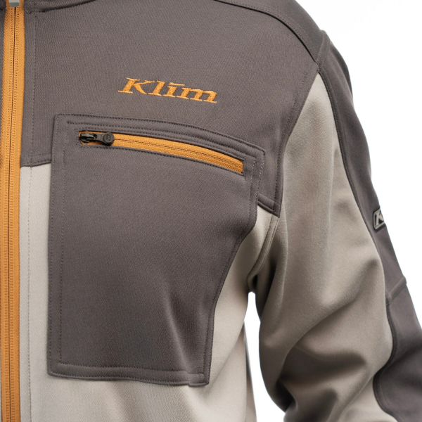 Geaca Snowmobil Klim Glacier Mid Layer Cabernet - Black, 6, nordicamoto.ro