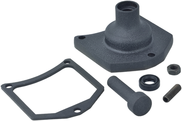 Solenoid End Cover/starter Button Black, Wrinkle, 1, nordicamoto.ro