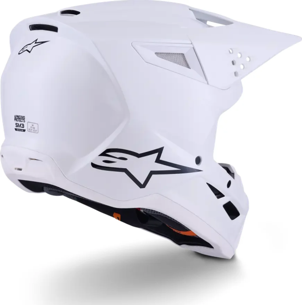 Alpinestars SM3 sisak, tiszta fehér, L méret, 2, nordicamoto.ro
