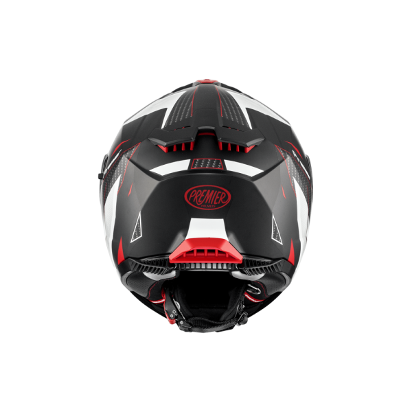 Casca Premier Typhoon RS 2BM bukósisak, piros/fehér/fekete, XS, 1, nordicamoto.ro