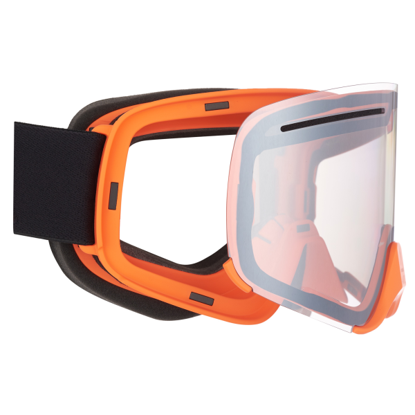 AMOQ Vision Vent+ Magnetic Goggles Black-Orange - Silver Mirror, 2, nordicamoto.ro
