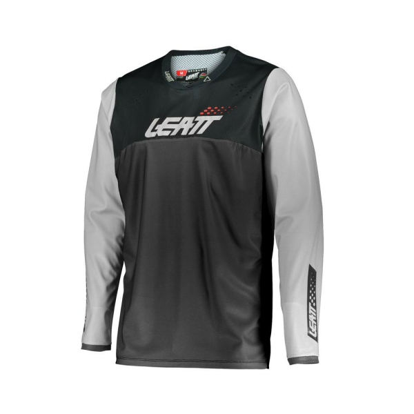 Leatt 4.5 Enduro szürke/fekete póló, M-es méret, 1, nordicamoto.ro