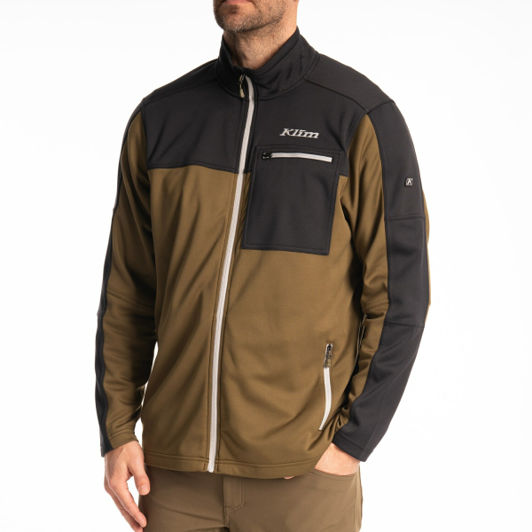 Geaca Snowmobil Klim Glacier Mid Layer Cabernet - Black, 32, nordicamoto.ro