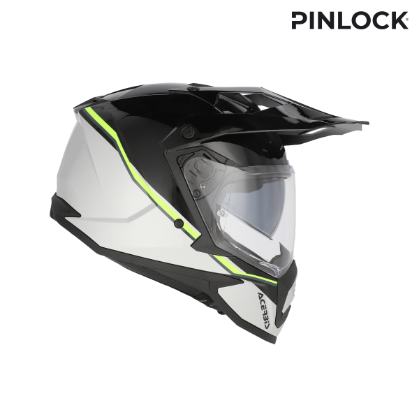 Acerbis Assault Graphic teljes arcú sisak, fekete/fluoreszkáló sárga, L-es méret, 10, nordicamoto.ro