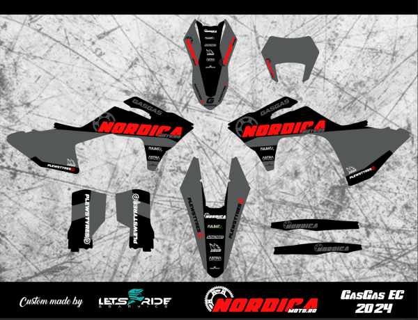 Kit stickere GASGAS  EC 2024Nordicamoto, 1, nordicamoto.ro