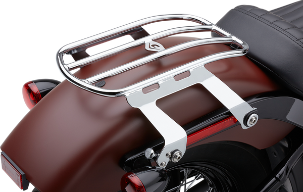 Detachable Solo Luggage Rack Silver, 2, nordicamoto.ro