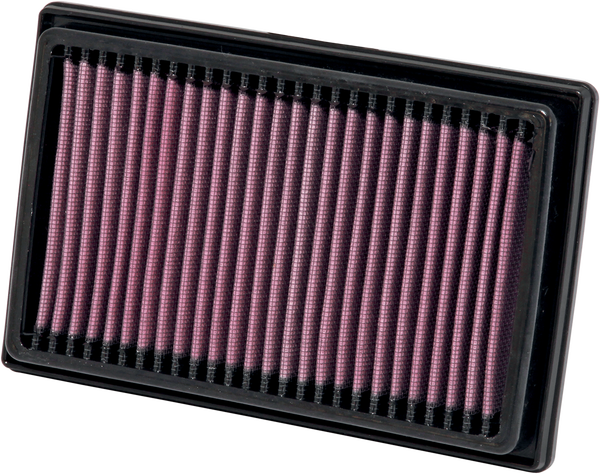 High-flow Air Filter Black, Red, 1, nordicamoto.ro
