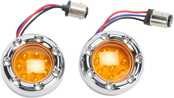 Led (r)fire Ring(r) Kit For Factory (r)deuce Style(r) Turn Signal Housing White, 1, nordicamoto.ro