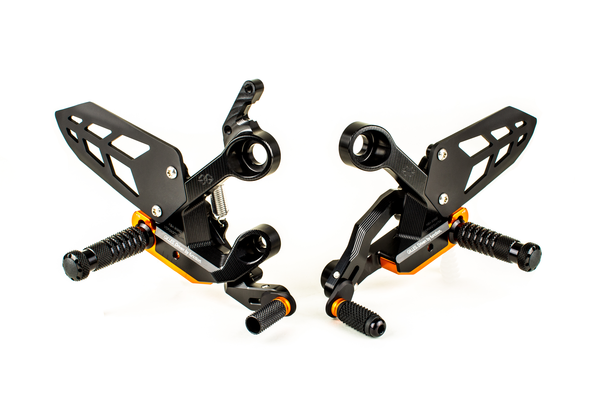 Adjustable Rearset Black, 1, nordicamoto.ro