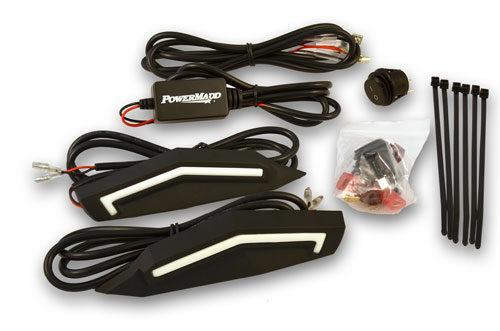 Powermadd LED-es világítókészlet a Sentinel markolatvédőkhöz, 3, nordicamoto.ro