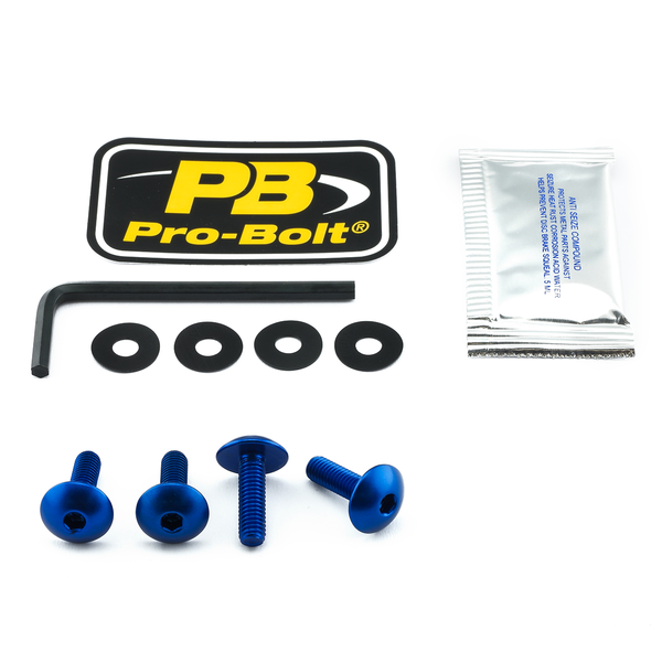 Screen Bolt Aluminium Blue, 1, nordicamoto.ro