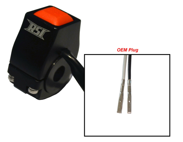 RSI Kill Switch nyomógomb, alumínium, OEM csatlakozókkal, BRP Gen 4 kétütemű motorokhoz, 1, nordicamoto.ro