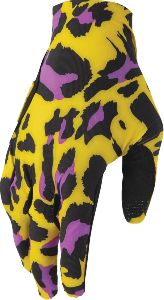 Thor Sportmode Cheetah kesztyű, sárga/lila/fekete, S méret, 1, nordicamoto.ro