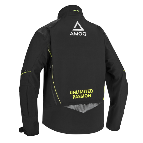 AMOQ Caliber V2 Jacket Black/Hivis Yellow, M, 3, nordicamoto.ro