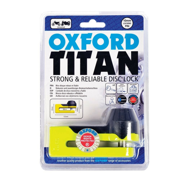 Oxford Disc Titanium Galben fékbetét, 2, nordicamoto.ro