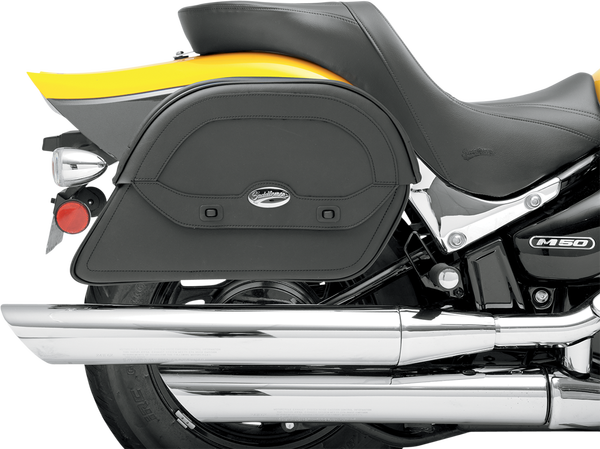 Custom Fit Cruis'n Slant Saddlebags Black L +, 3, nordicamoto.ro