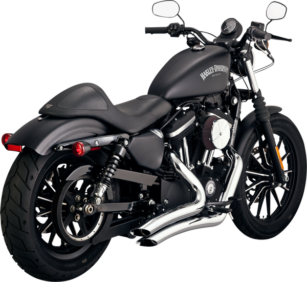 Big Radius Exhaust System Chrome, 3, nordicamoto.ro