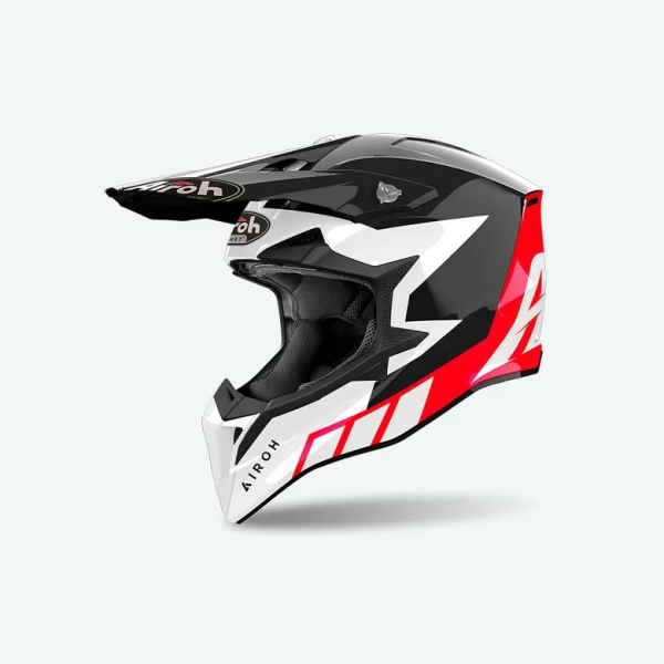 Airoh Wraaap Reloaded Enduro sisak, vörös, fényes, 1, nordicamoto.ro
