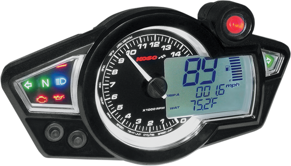 Dash Panel Gauges Rx1n Bk Black, 1, nordicamoto.ro