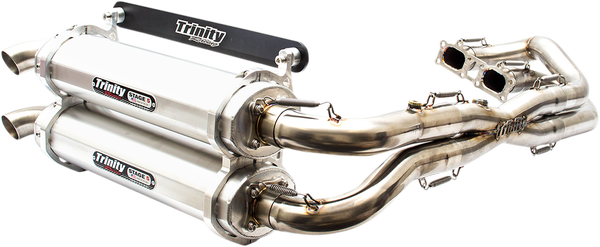 Stage 5 Dual Exhaust System Silver, 1, nordicamoto.ro