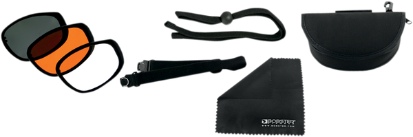 Sport & Street 2 Convertible Sunglasses Black Large Frame, 3, nordicamoto.ro